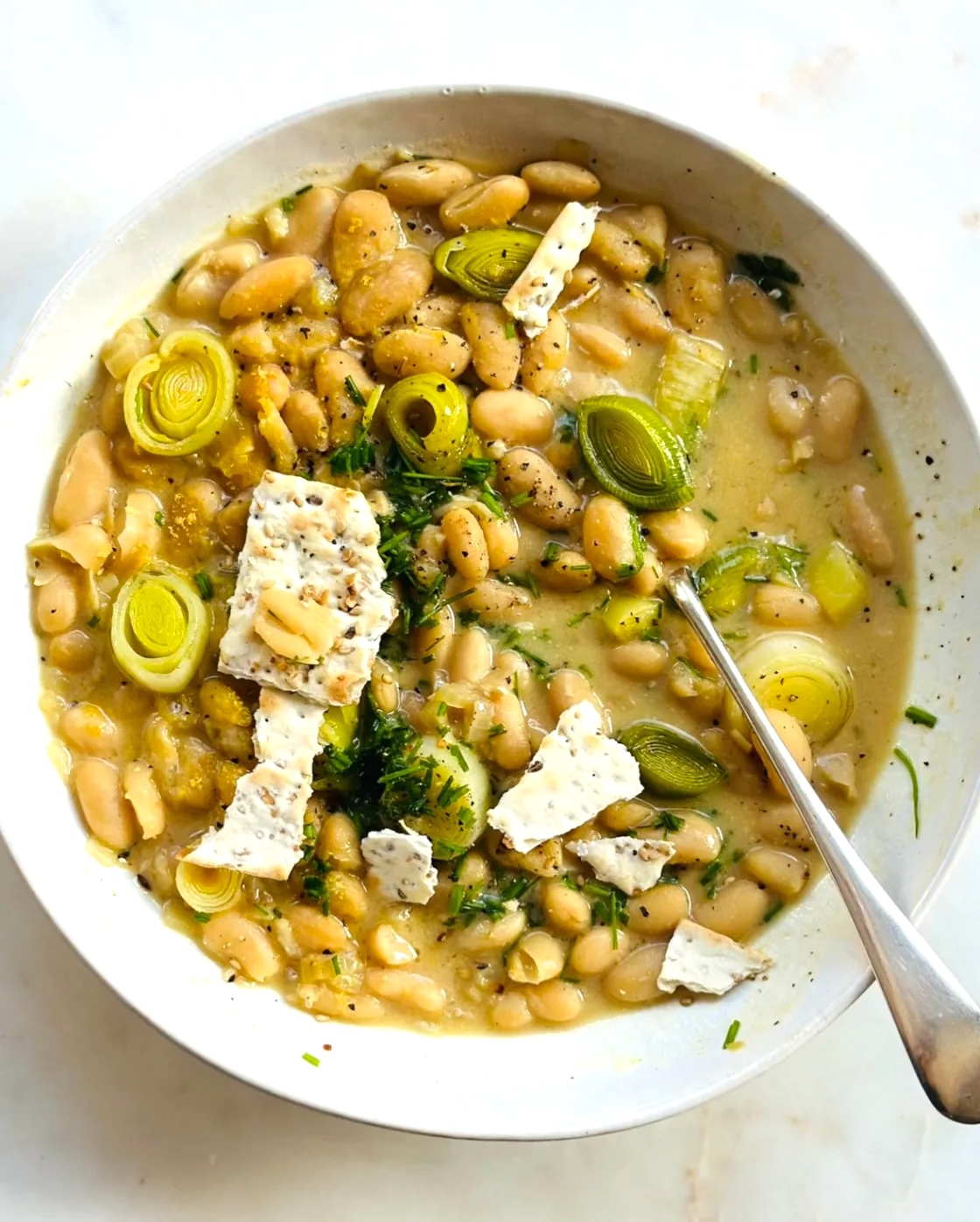 Miso, Leeks, Cannellini : Comfort in a Bowl