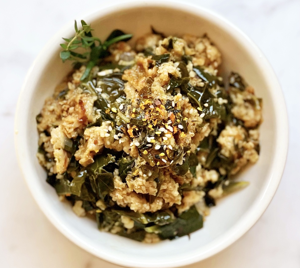 Steel Cut Oats Colcannon