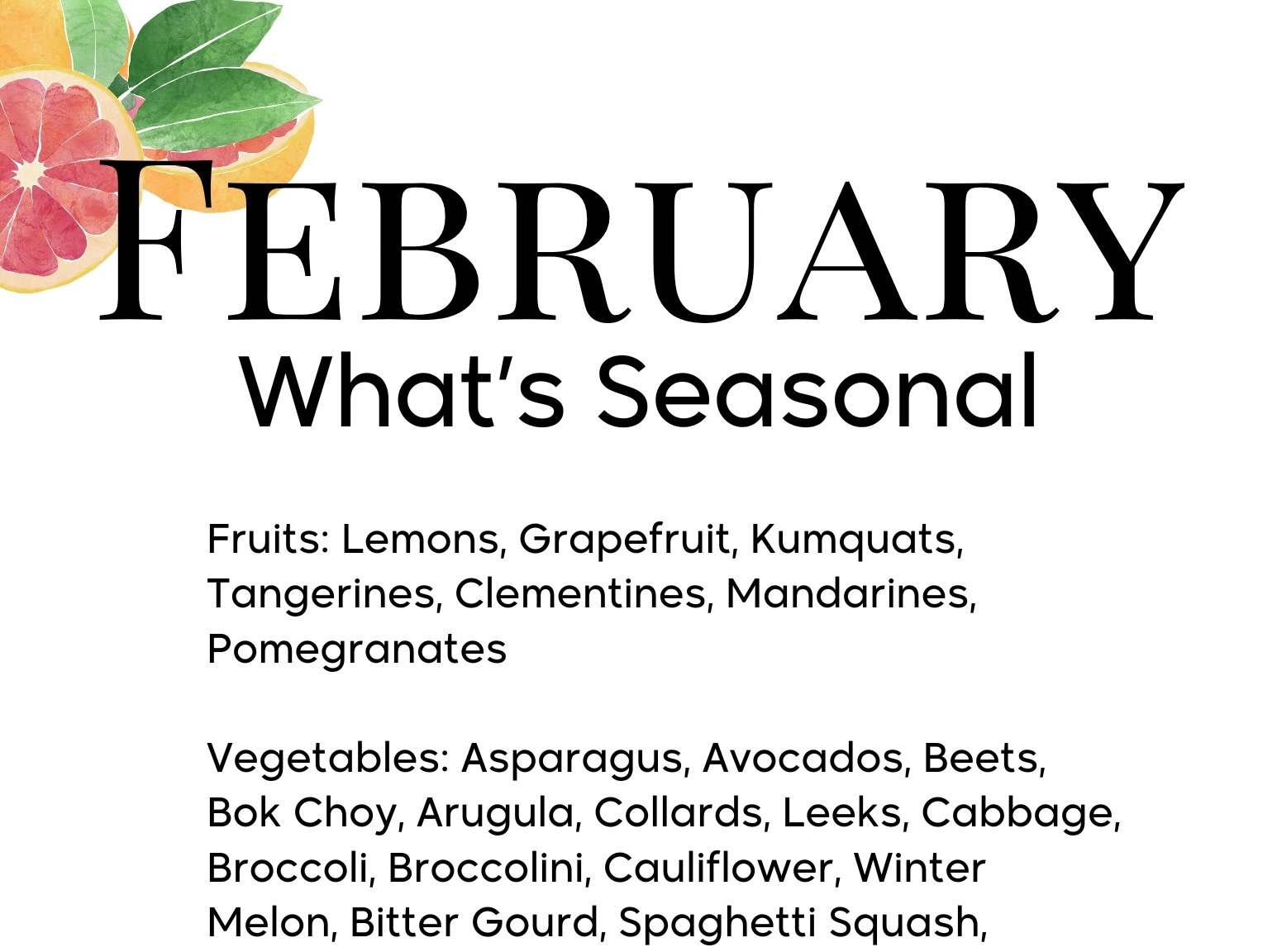 February: What's Seasonal? Plus, A Heart-Loving Giveaway