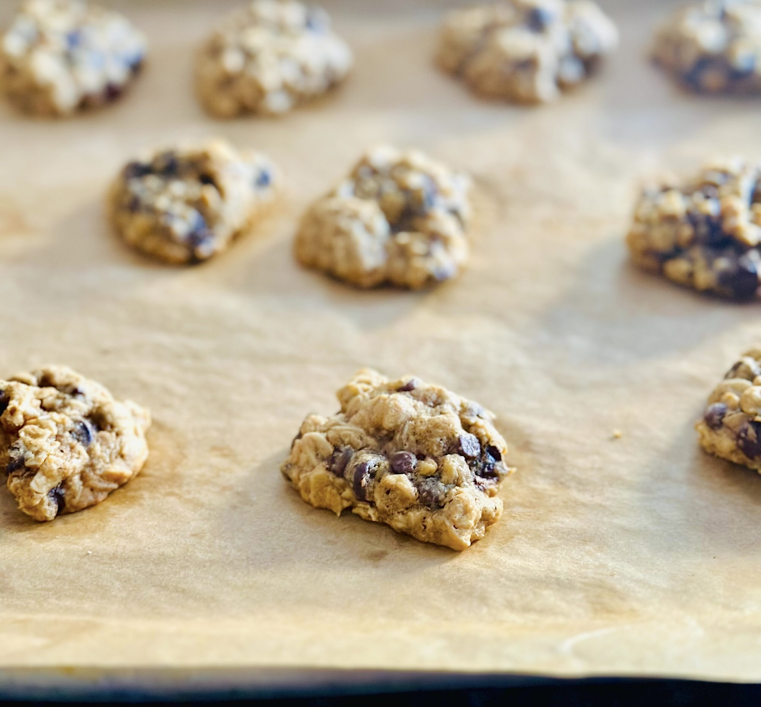 Chai Spiced Chocolate Chip Oatmeal Cookies