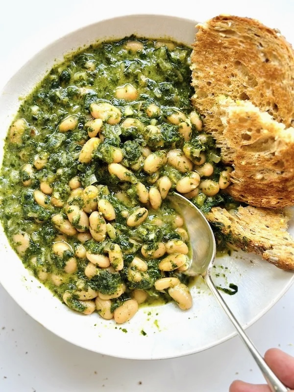 Creamy Beans & Greens + Giveaway